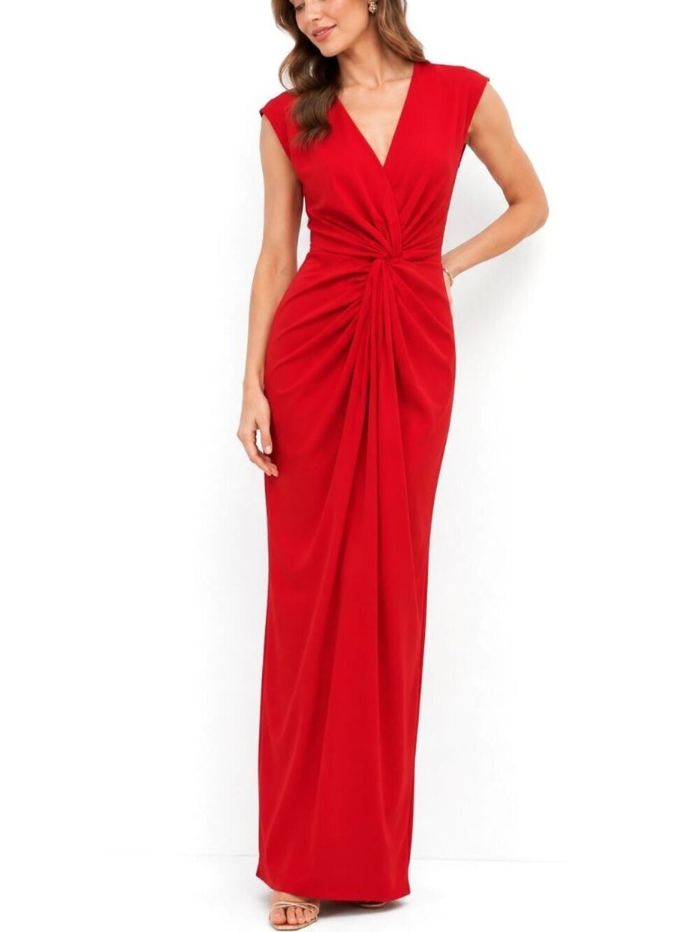Belle by Badgley Mischka Vita Formal Dress Floor Length Maxi